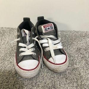 Kids high top Converse tennis shoes